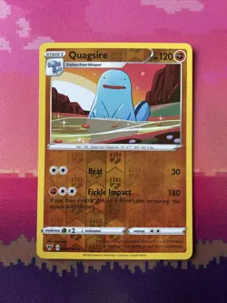 Pokemon Card Quagsire Vivid Voltage Reverse Holo Rare 084/185 Near Mint - Image 1