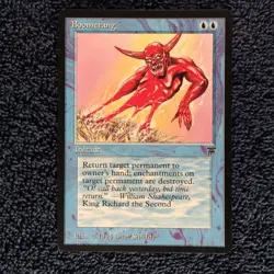 BOOMERANG common 1994 LEGENDS Magic the Gathering Unplayed Near mint - Image 3