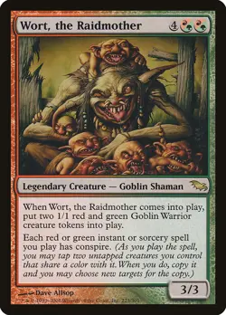 Wort, the Raidmother - NM - R - MTG - Image 1