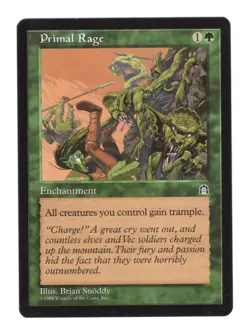 MTG Magic the Gathering English Primal Rage 1998 Stronghold NM - Image 1