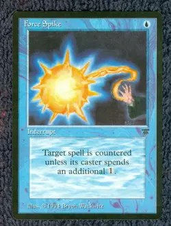 FORCE SPIKE common 1994 LEGENDS Magic the Gathering Unplayed Near mint - Image 1