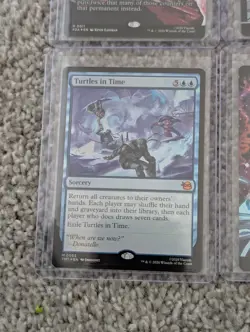 TMNT MTG Mythic Foil Lot (4) Doubling Season, Dark Leo Showcase, Brainstorm - Image 4