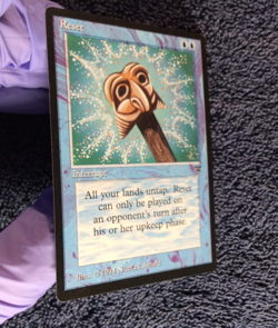 RESET uncommon 1994 LEGENDS Magic the Gathering Unplayed Near mint - Image 5