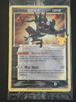 Pokemon Greninja Gold Star Sword & Shield Promo SWSH 114 Sealed - Image 2