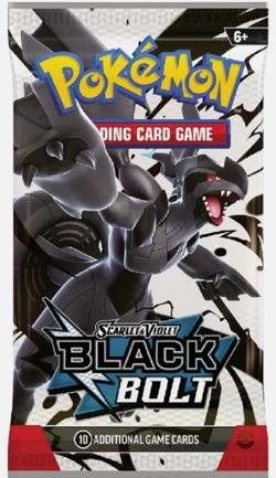 New Sealed Black Bolt + White Flare Pokemon SV10.5 Booster Pack Combo New Sealed - Image 3