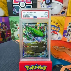 PSA 9 MINT 2015 Pokemon XY Roaring Skies Rayquaza EX 60 - Image 1