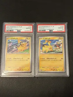 PSA 10 Pikachu 120 197/SV-P Gym Event 2023 2024 Promo Set Pokemon Card Japanese - Image 1