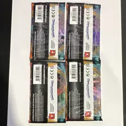 Pokemon Sword & Shield Darkness Ablaze Sealed Booster Packs Lot of 4 - Image 2