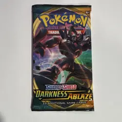 Pokemon Sword & Shield Darkness Ablaze Sealed Booster Packs Lot of 4 - Image 3