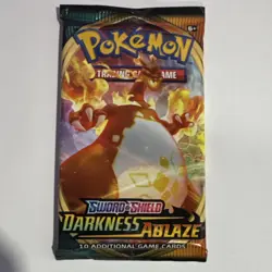 Pokemon Sword & Shield Darkness Ablaze Sealed Booster Packs Lot of 4 - Image 5