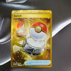 Pokemon TCG- 151/Gold Switch 206/165 Secret Rare - Image 1