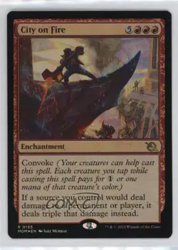 City on Fire Foil Magic: March of the Machine #0135 - Image 1