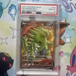 2021 Pokemon Battle Styles Full Art #154: Tyranitar v PSA 10 Gem Mint - Image 1