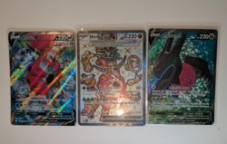 3 Full art pokemon cards V/ex - Image 1