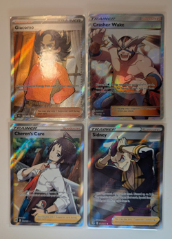 4 Trainer full art Pokemon Card Lot - Image 3