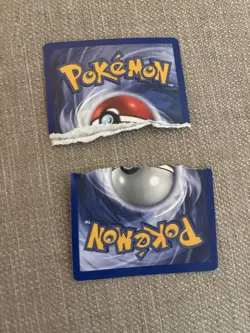 1999 Pokemon Jungle Cubone 50/64 WOTC Vintage Card DAMAGED RIPPED - Image 2