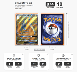 2018 Pokemon SM Dragon Majesty 67/70 Dragonite GX Full Art UR TAG 10 (974) - Image 4