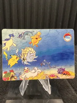 Pokemon Vintage Pocket Monsters Vending HOLO Prism Sticker 1999 Nintendo Japan - Image 2