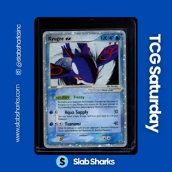 2003 POKEMON NINTENDO BLACK STAR PROMO #037 KYOGRE EX - Image 1