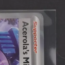 2025 POKEMON MEGA EVOLUTION #165/132 ACEROLA'S MISCHIEF FULL ART ULTRA RARE - Image 5