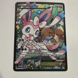 Pokemon Sylveon EX Full Art Ultra Rare Holo RC32-32 Radiant Collection - Image 3