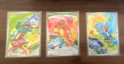 Pokemon TCG First Partner Illustration Collection Series 1 Kanto GEN 1 Starters - Image 1