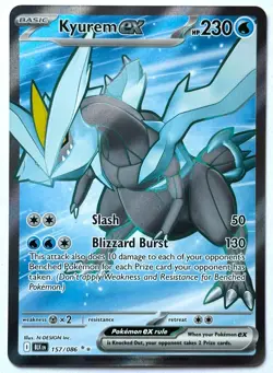Kyurem ex 157/086 - Pokemon TCG - Black Bolt Ultra Rare Holo - M/NM - Image 1