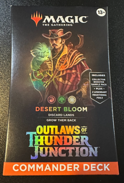 Magic The Gathering MTG Outlaws Of Thunder Junction Commander Deck Desert Bloom - Image 1