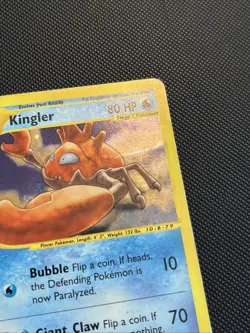 Pokemon Expedition Base Set Kingler Holo 15/165 Rare HEAVILY PLAYED - Image 4
