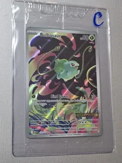 (C) Sealed Bulbasaur 133/132 IR Stamped Evolution Box Topper PROMO 2025 Pokemon - Image 1