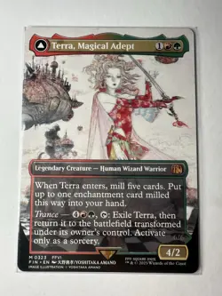 Terra, Magical Adept (Borderless) Final Fantasy Regular Magic The Gathering - Image 1
