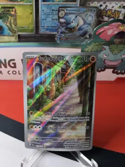 Pokemon TCG - Sudowoodo #219/193 Paldea Evolved Illustration Rare NM - Image 1