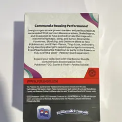 Pokemon Scarlet & Violet Paldea Evolved Booster Bundle 6 Packs English TCG - Image 2