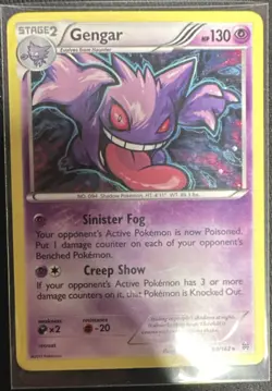 Pokemon Gengar 60/162 Breakthrough Reverse Holo Rare Stage 2 130 HP - Image 1