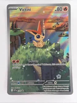 Pokemon TCG Victini SVP 208 Black Bolt White Flare Promo NM/M - Image 1