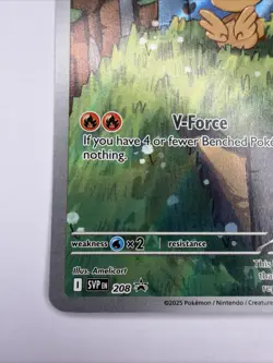 Pokemon TCG Victini SVP 208 Black Bolt White Flare Promo NM/M - Image 4