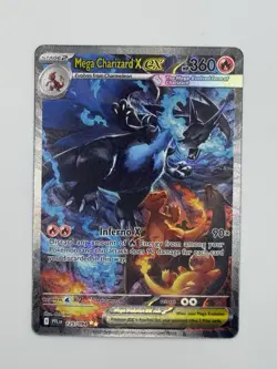 Pokemon TCG Mega Charizard X ex Special Illustration Rare Holo 125/094 360 HP - Image 3