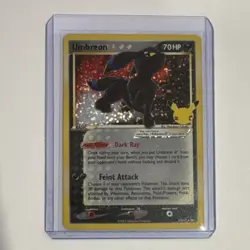 Pokemon Umbreon Star 17/17 Celebrations Classic Collection Holo - Image 1