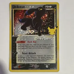 Pokemon Umbreon Star 17/17 Celebrations Classic Collection Holo - Image 2