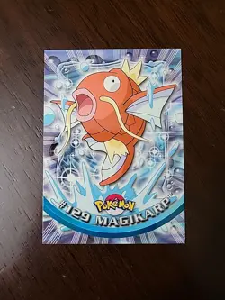 LP! Topps Pokemon Magikarp 129 Series 3 Blue Logo Non Holo TV Animation Edition - Image 1
