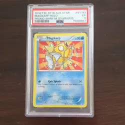 Pokemon The Pokemon Company 2016 Magikarp XY XY143 Promo Holo Shiny PSA 5 - Image 1