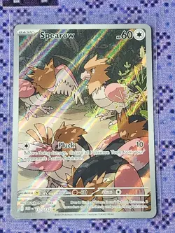 Pokemon TCG Spearow 151/132 Mega Evolution Illustration Rare Near Mint Condition - Image 1