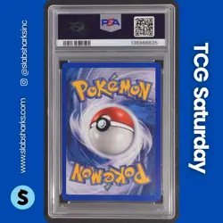 2005 POKEMON WORLD CHAMPIONSHIPS PROMO #027 TROPICAL TIDAL WAVE PORTUGUESE PSA 9 - Image 2