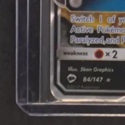 2017 POKEMON SUN & MOON BURNING SHADOWS ALOLAN MUK GX #84/147 - Image 4