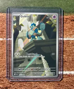 Pokemon TCG Golett 122/086 Illustration Rare Holo Black Bolt - NM/Mint - Image 1