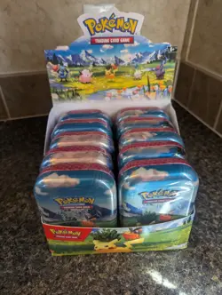 Pokemon TCG Ascended Heroes Mini Tins Display Box of 10 New Factory Sealed - Image 1