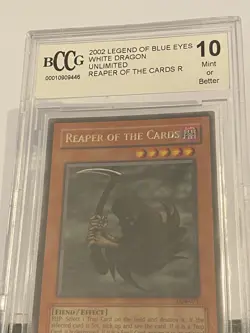 2002 Yu-Gi-Oh LOB #071 Rare Reaper of the Cards BCCG 10 - Image 3