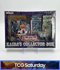 2014 YU-GI-OH! KAIBA'S COLLECTOR BOX 2 PROMOS & 6 PACKS SEALED - Image 1