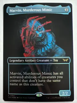 MTG ~ Marvin, Murderous Mimic (Showcase Foil) ~ Duskmourn ~ Near Mint ~ Rare - Image 1