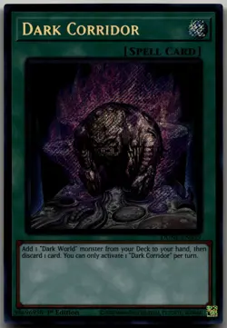 Dark Corridor Secret Rare Duelist Nexus DUNE-EN059 LP - Image 1